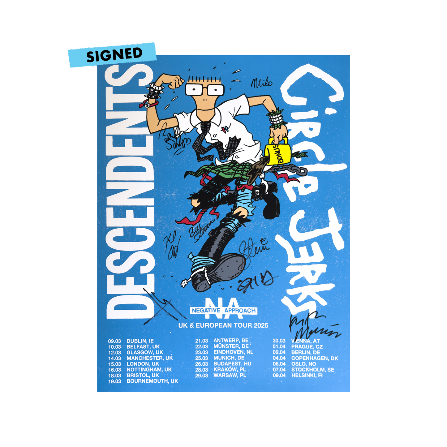 Collab Skank Man Tour 2025 | Signed Poster Incl Add-On