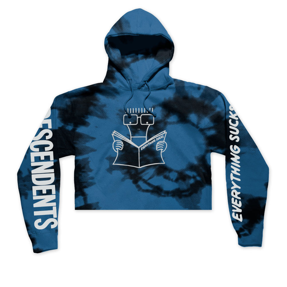 Descendents (Everything Sucks 25th Anniv. Blue Dye) Girl Crop Hoodie